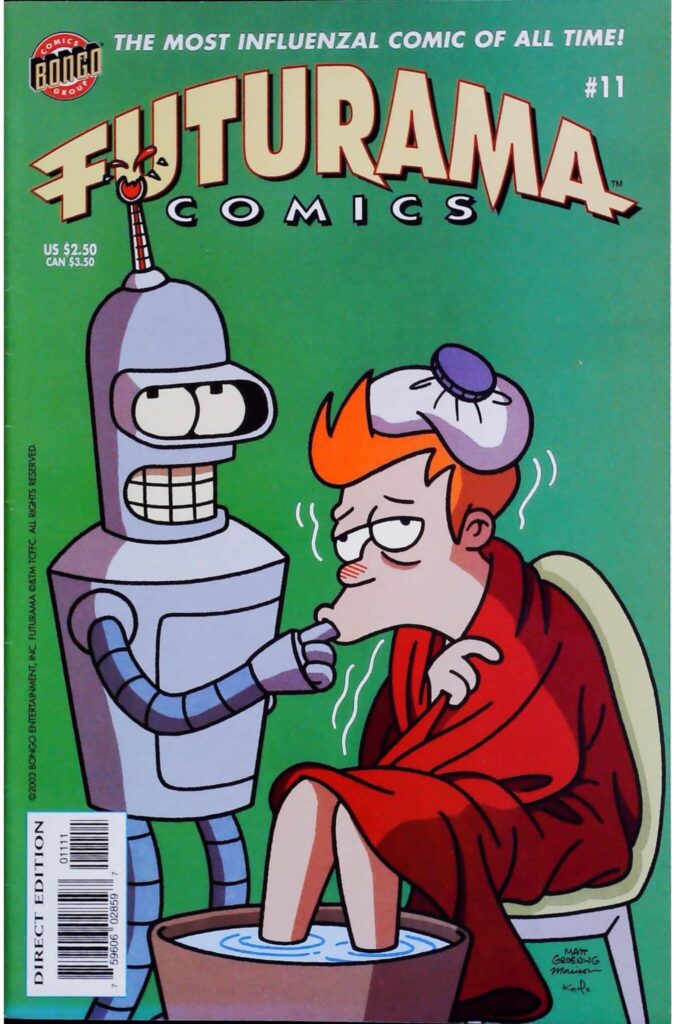 Futurama Comics #11, vue de l'exemplaire