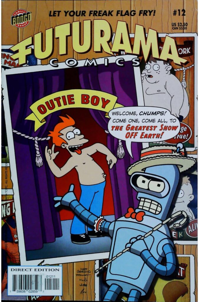 Futurama Comics #12, vue de l'exemplaire
