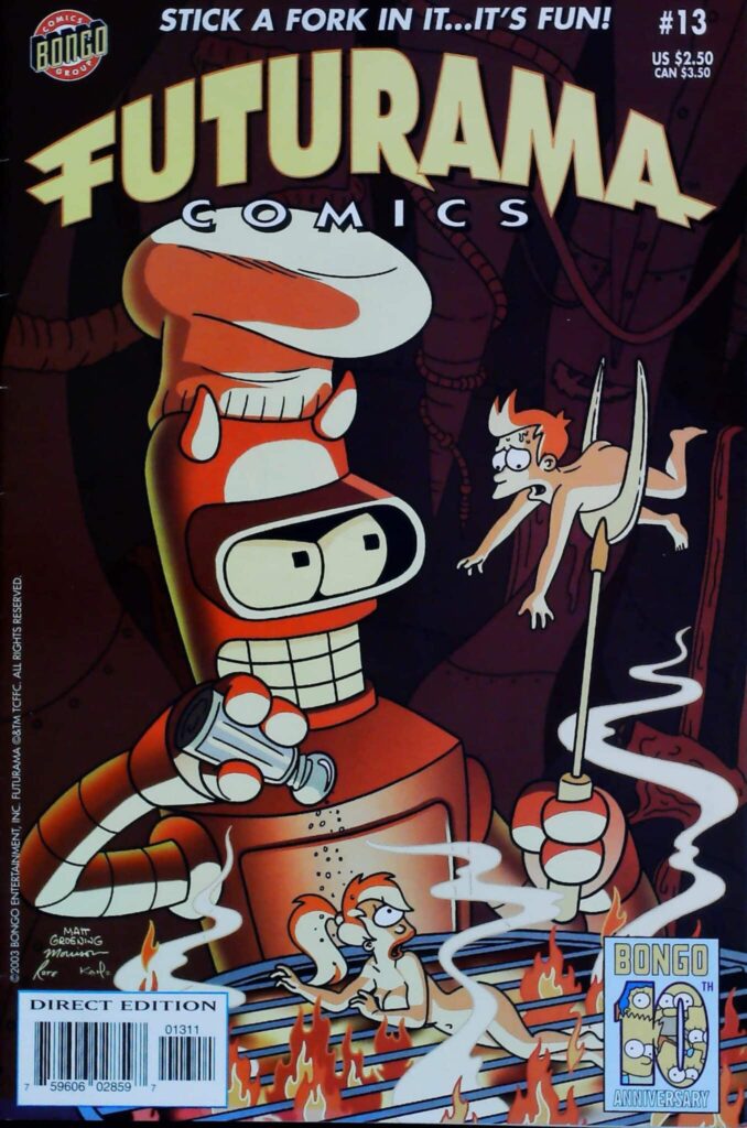 Futurama Comics #13, vue de l'exemplaire
