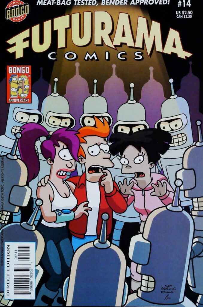 Futurama Comics #14, vue de l'exemplaire