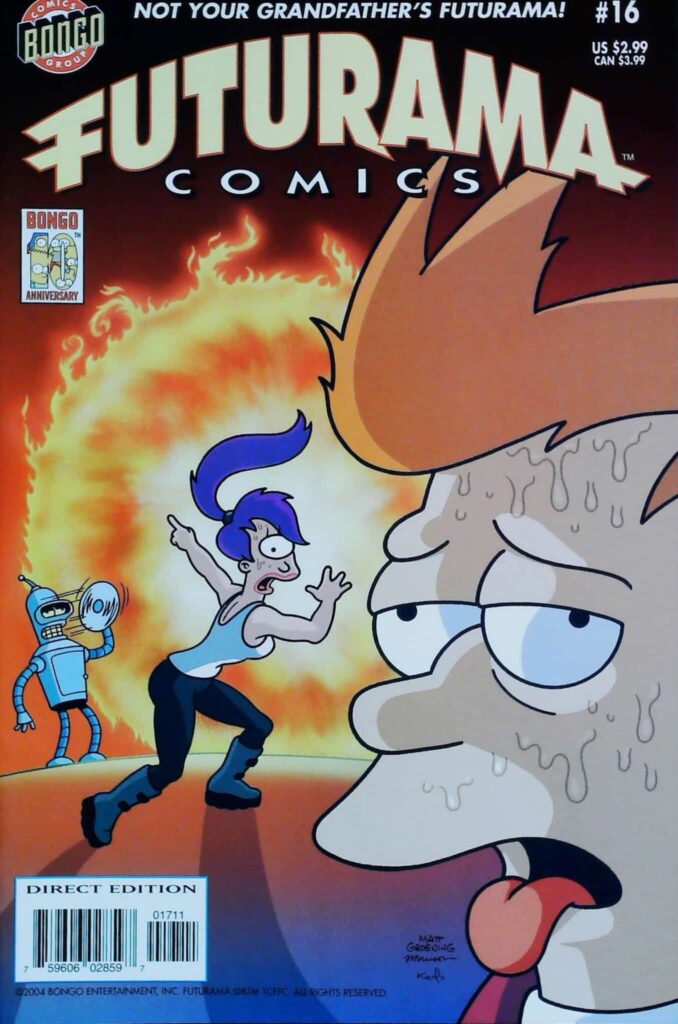 Futurama Comics #16, vue de l'exemplaire