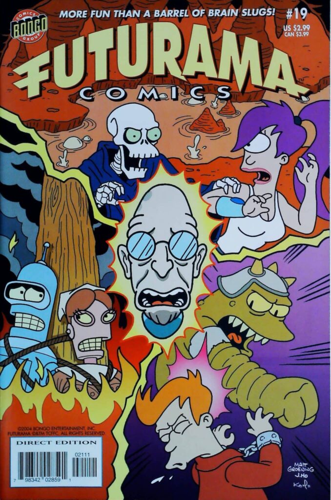 Futurama Comics #19, vue de l'exemplaire