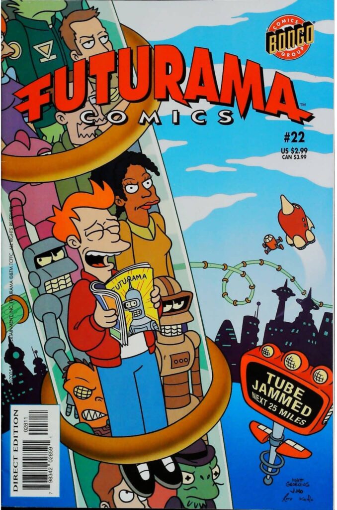 Futurama Comics #22, vue de l'exemplaire