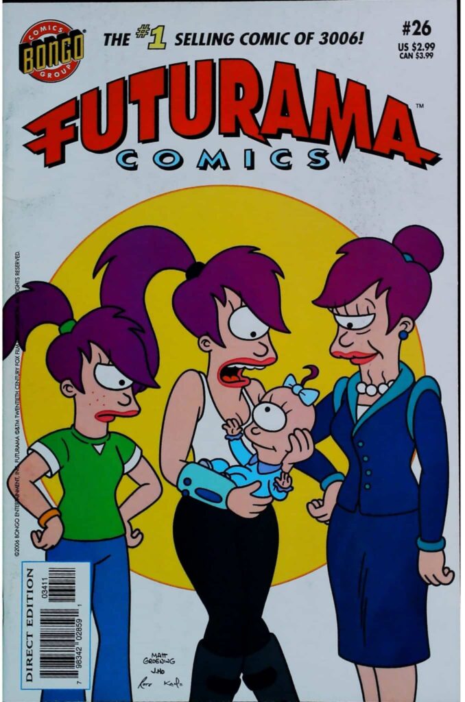 Futurama Comics #26, vue de l'exemplaire