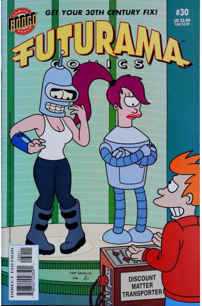 Futurama Comics #30, vue de l'exemplaire