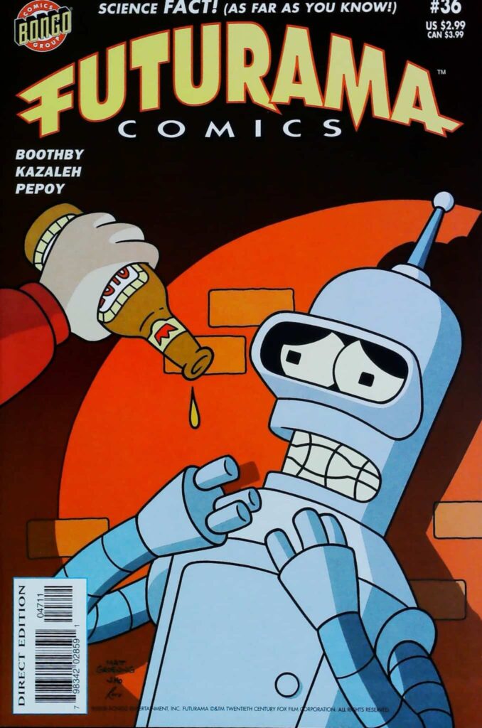Futurama Comics #36, vue de l'exemplaire