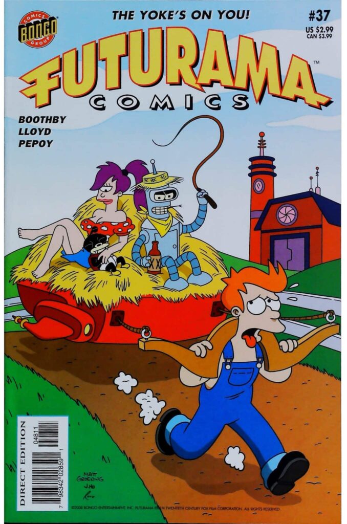 Futurama Comics #37, vue de l'exemplaire