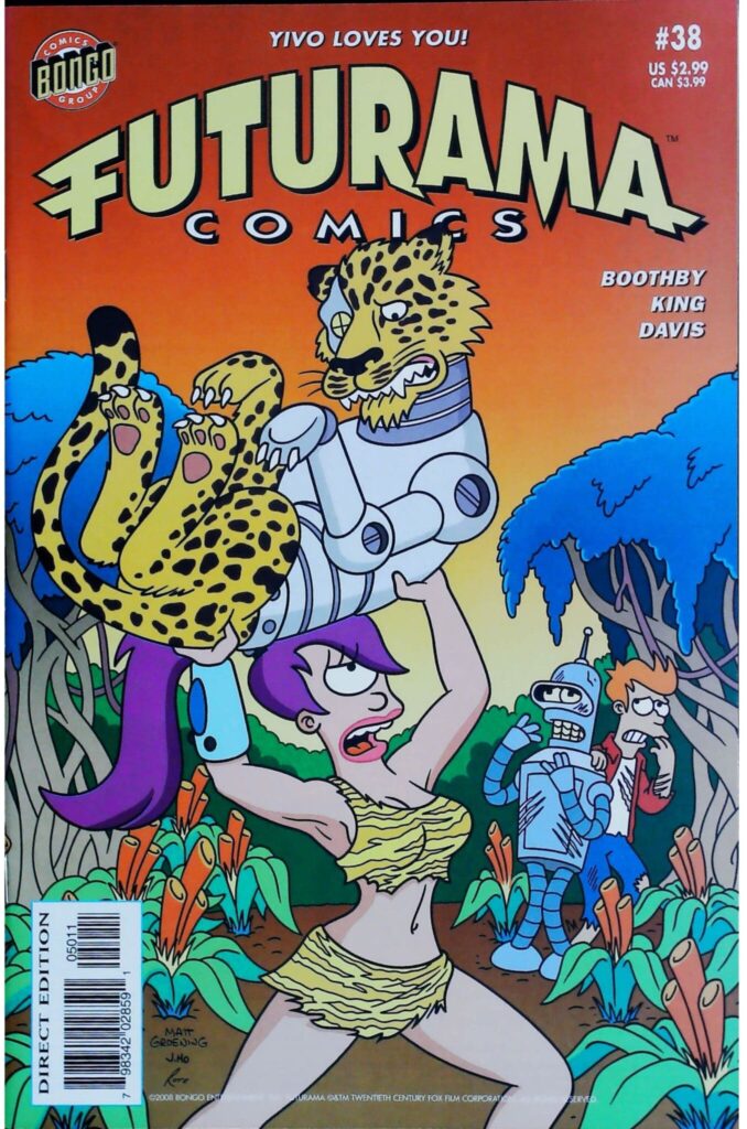 Futurama Comics #38, vue de l'exemplaire