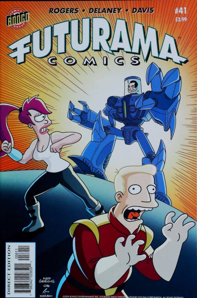 Futurama Comics #41, vue de l'exemplaire