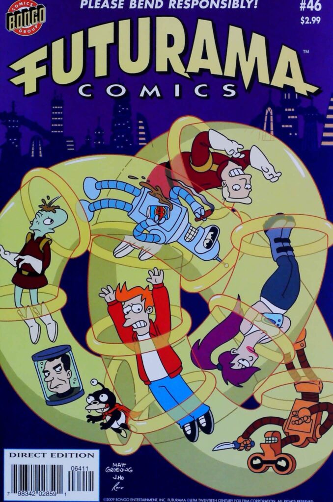 Futurama Comics #46, vue de l'exemplaire