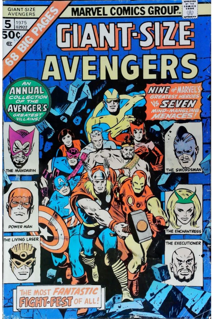 Giant-Size Avengers #5, vue de l'exemplaire