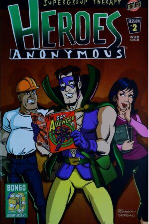 Couverture de HEROES ANONYMOUS (2003) #2 - par Bill Morrison - lecubeacomics.com