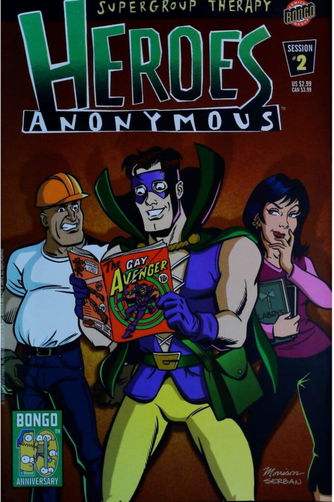 Heroes Anonymous #2, vue de l'exemplaire