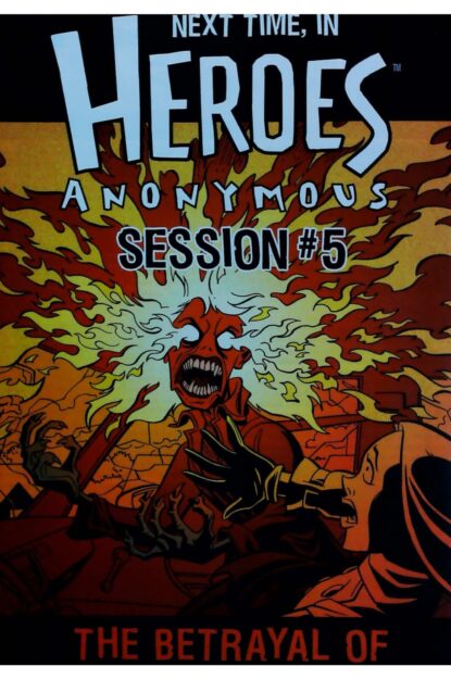 HEROES ANONYMOUS (2003) #4 - Bongo - lecubeacomics.com Couverture de HEROES ANONYMOUS (2003) #4 - par Adam Van Wyk - lecubeacomics.com