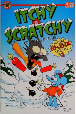 ITCHY & SCRATCHY COMICS (1993) IT'S A WONDERFUL KNIFE Bongo lecubeacomics.com