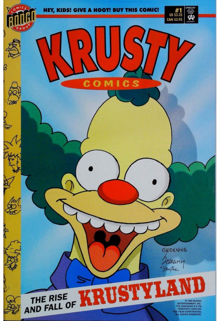 Krusty Comics #1-3 (Complete Set), vue de l'exemplaire