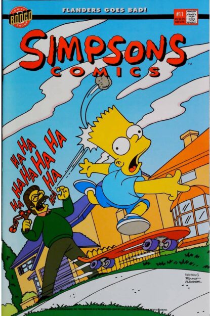Couverture de SIMPSONS COMICS (1993) #11 - par Bill Morrison - lecubeacomics.com