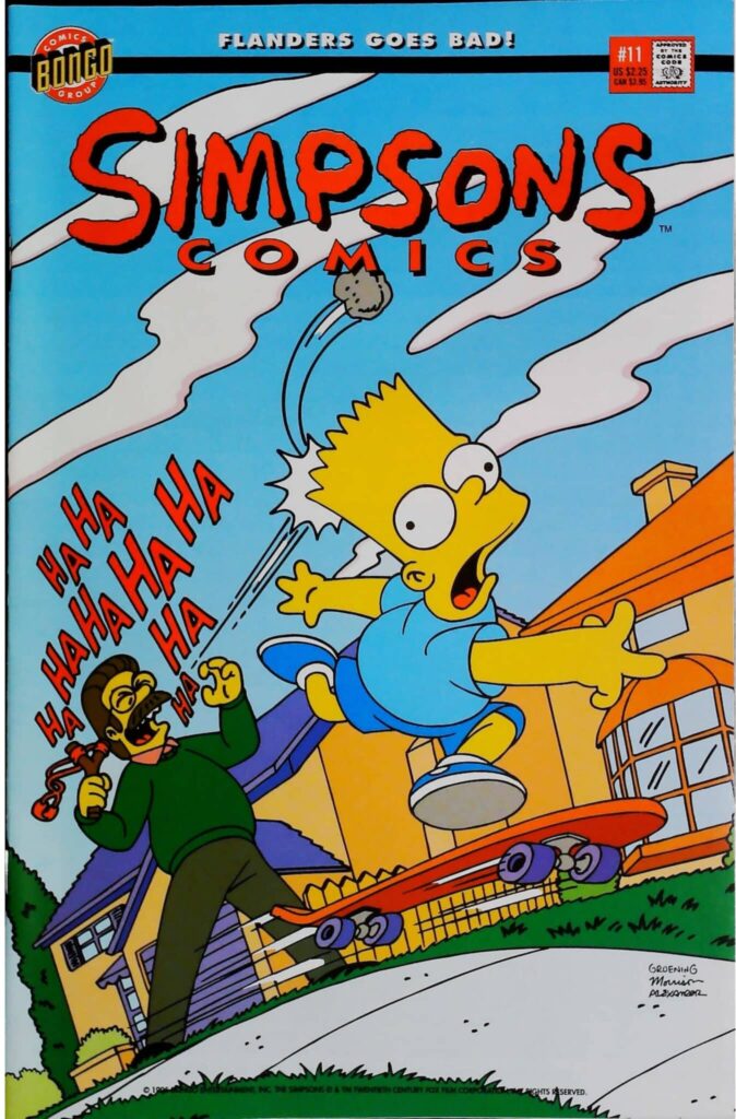 Simpsons Comics #11, vue de l'exemplaire