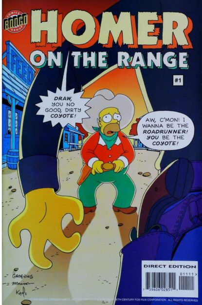 SIMPSONS COMICS (1993) #11 - Bongo - lecubeacomics.com Couverture de SIMPSONS COMICS (1993) #11 - par Bill Morrison - lecubeacomics.com