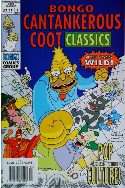 SIMPSONS COMICS (1993) #14 - Bongo - lecubeacomics.com Couverture de SIMPSONS COMICS (1993) #14 - par Bill Morrison - lecubeacomics.com