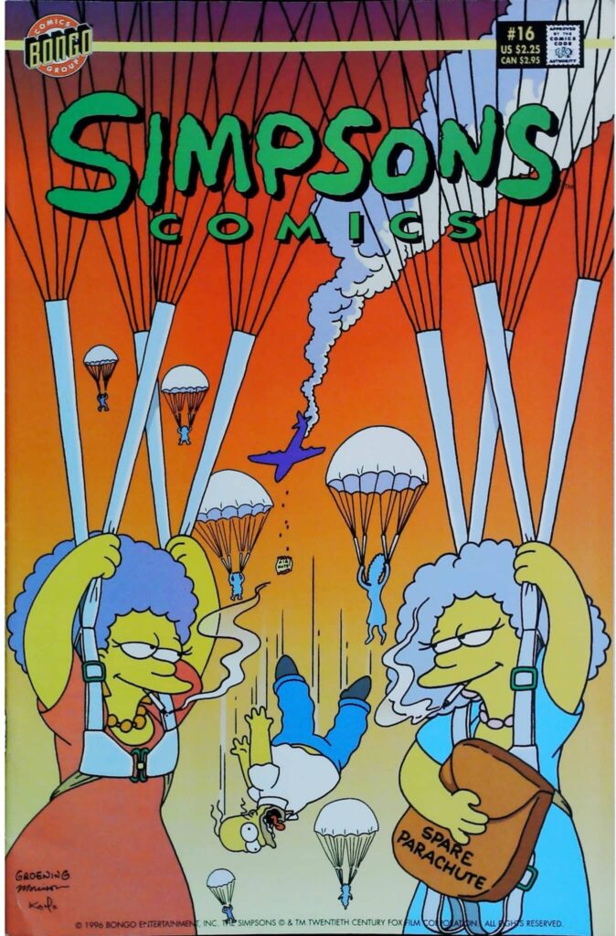 Simpsons Comics #16, vue de l'exemplaire