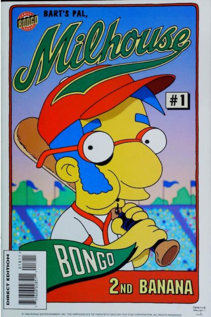 SIMPSONS COMICS (1993) #18 - Bongo - lecubeacomics.com Couverture de SIMPSONS COMICS (1993) #18 - par Bill Morrison - lecubeacomics.com