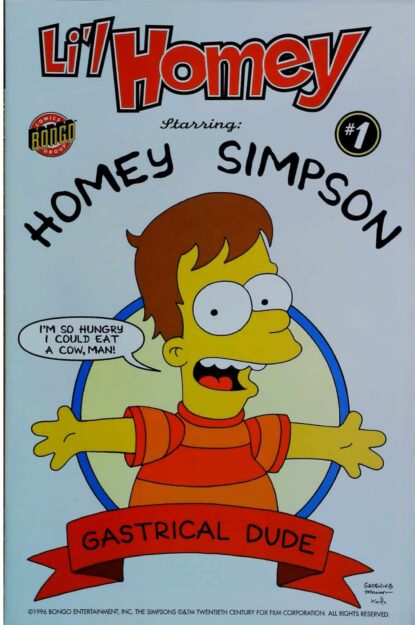 SIMPSONS COMICS (1993) #24 - Bongo - lecubeacomics.com Couverture de SIMPSONS COMICS (1993) #24 - par Bill Morrison - lecubeacomics.com
