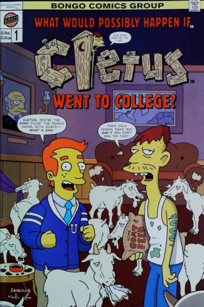 SIMPSONS COMICS (1993) #51 - Bongo - lecubeacomics.com Couverture de SIMPSONS COMICS (1993) #51 - par Bill Morrison - lecubeacomics.com