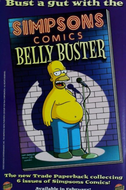 SIMPSONS COMICS (1993) #91 - Bongo - lecubeacomics.com Couverture de SIMPSONS COMICS (1993) #91 - par Bill Morrison - lecubeacomics.com