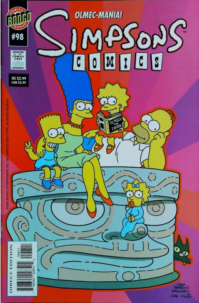 Simpsons Comics #98, vue de l'exemplaire