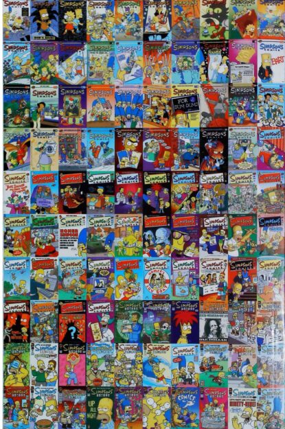 SIMPSONS COMICS (1993) #100 - Bongo - lecubeacomics.com Couverture de SIMPSONS COMICS (1993) #100 - par Jason Ho - lecubeacomics.com
