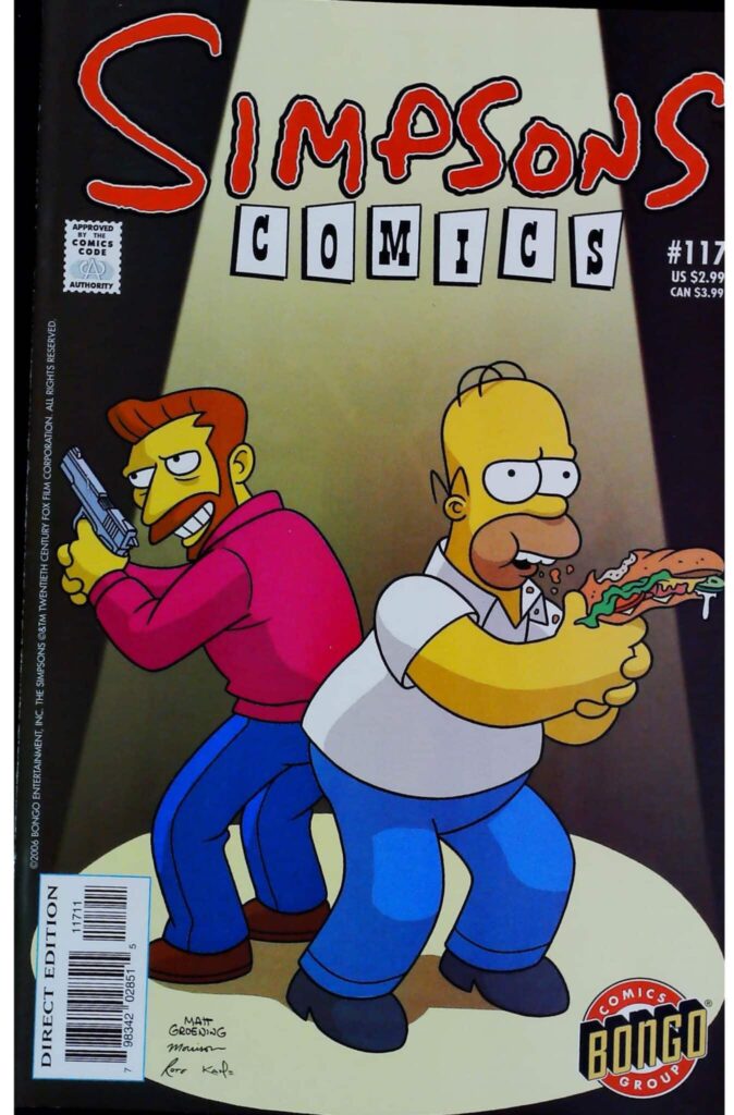 Simpsons Comics #117, vue de l'exemplaire