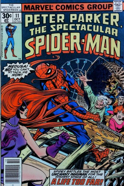 SPECTACULAR SPIDER-MAN (1976) #10 - Marvel - lecubeacomics.com Couverture de SPECTACULAR SPIDER-MAN (1976) #10 - par George Perez - lecubeacomics.com