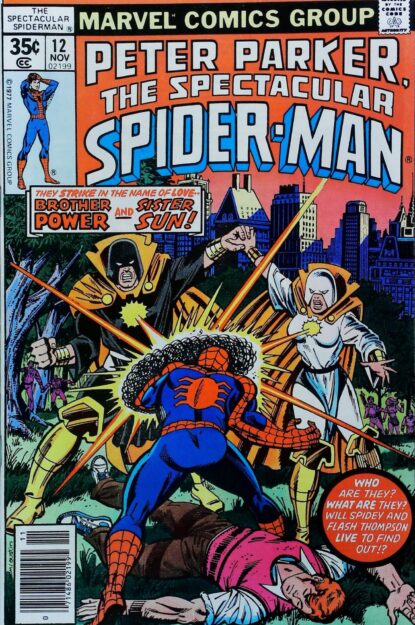 Couverture de SPECTACULAR SPIDER-MAN (1976) #12 - par Al Milgrom - lecubeacomics.com