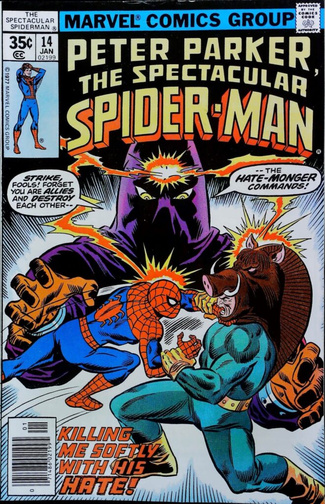 Spectacular Spider-Man #14, exemplaire FN 6.0, recto