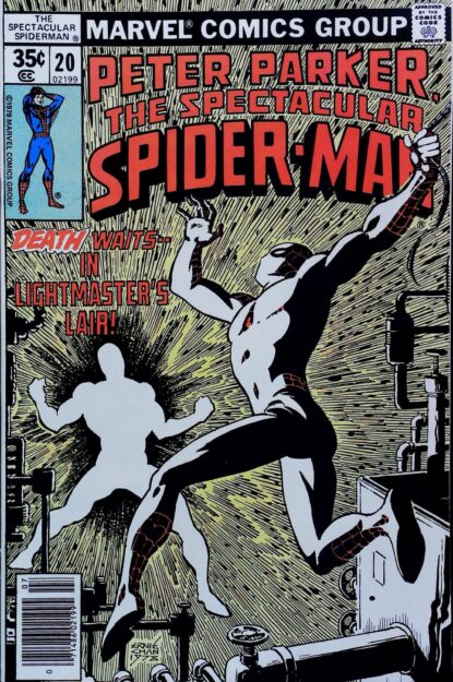 SPECTACULAR SPIDER-MAN (1976) #20 - Marvel - lecubeacomics.com Couverture de SPECTACULAR SPIDER-MAN (1976) #20 - par Ernie Chan - lecubeacomics.com