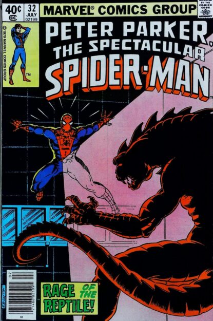 Couverture de SPECTACULAR SPIDER-MAN (1976) #32 - par Bob Layton - lecubeacomics.com