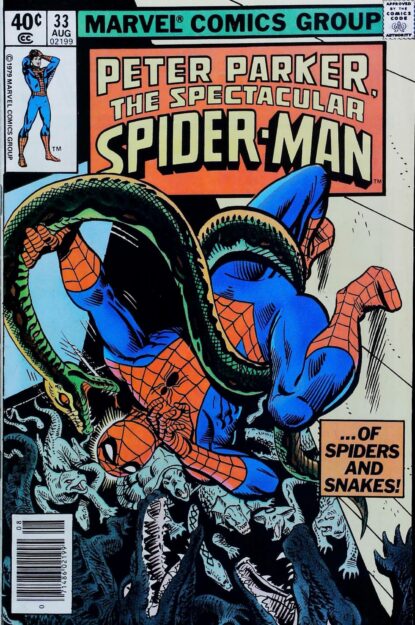 Couverture de SPECTACULAR SPIDER-MAN (1976) #33 - par Al Milgrom - lecubeacomics.com