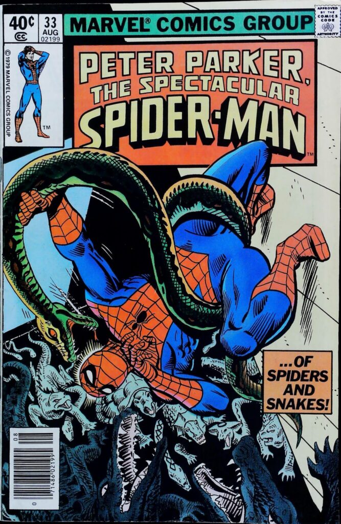 Spectacular Spider-Man #33, exemplaire FN 6.0, recto