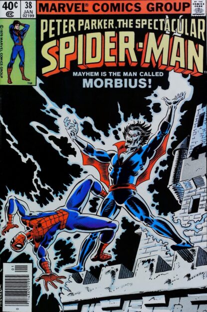 Couverture de SPECTACULAR SPIDER-MAN (1976) #38 - par Al Milgrom - lecubeacomics.com
