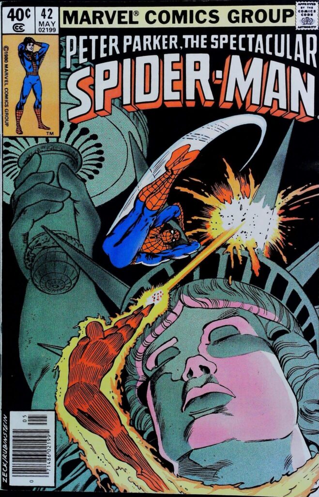 Spectacular Spider-Man #42, exemplaire FN/VF 7.0, recto