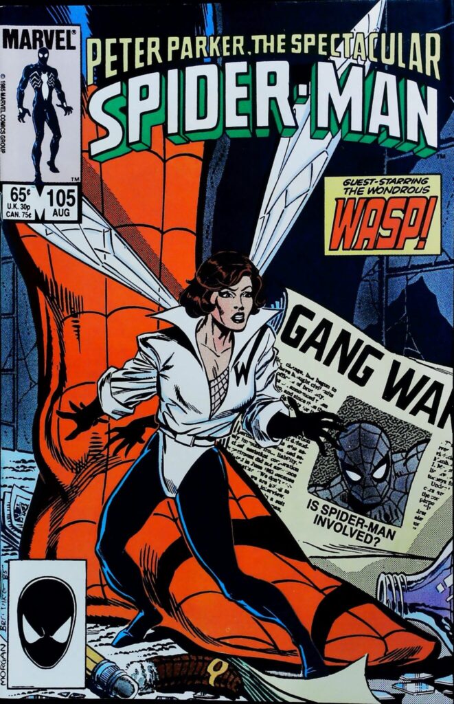 Spectacular Spider-Man #105, vue de l'exemplaire
