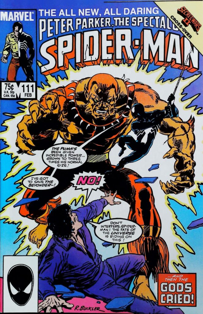 Spectacular Spider-Man #111, vue de l'exemplaire