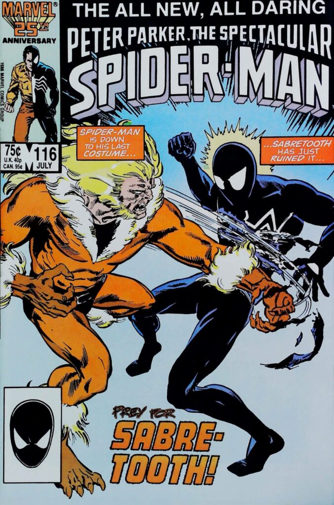 Spectacular Spider-Man #116, vue de l'exemplaire