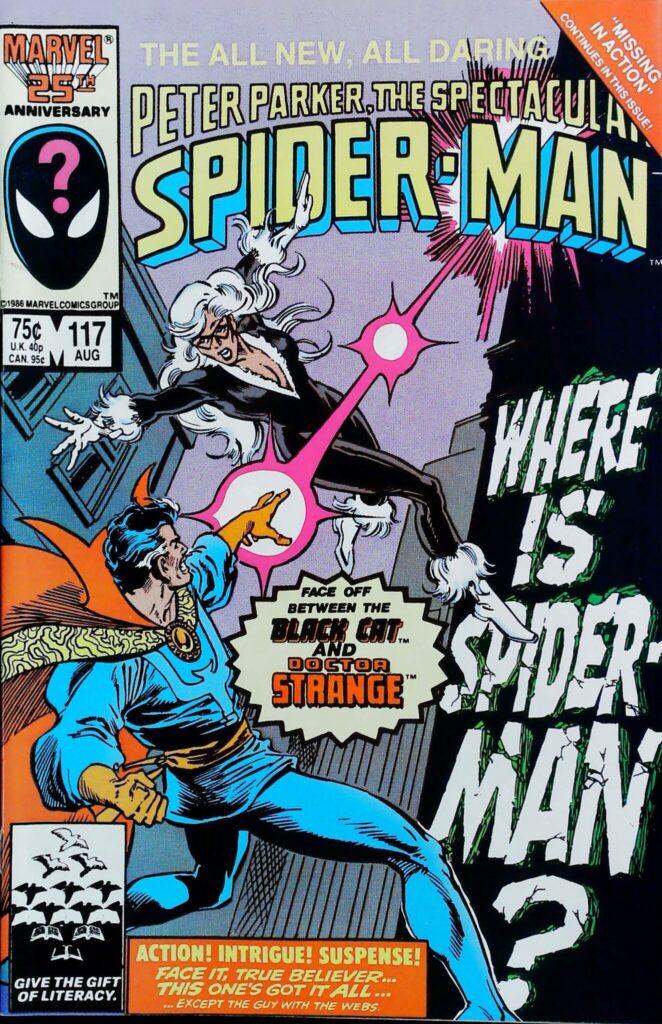 Spectacular Spider-Man #117, vue de l'exemplaire
