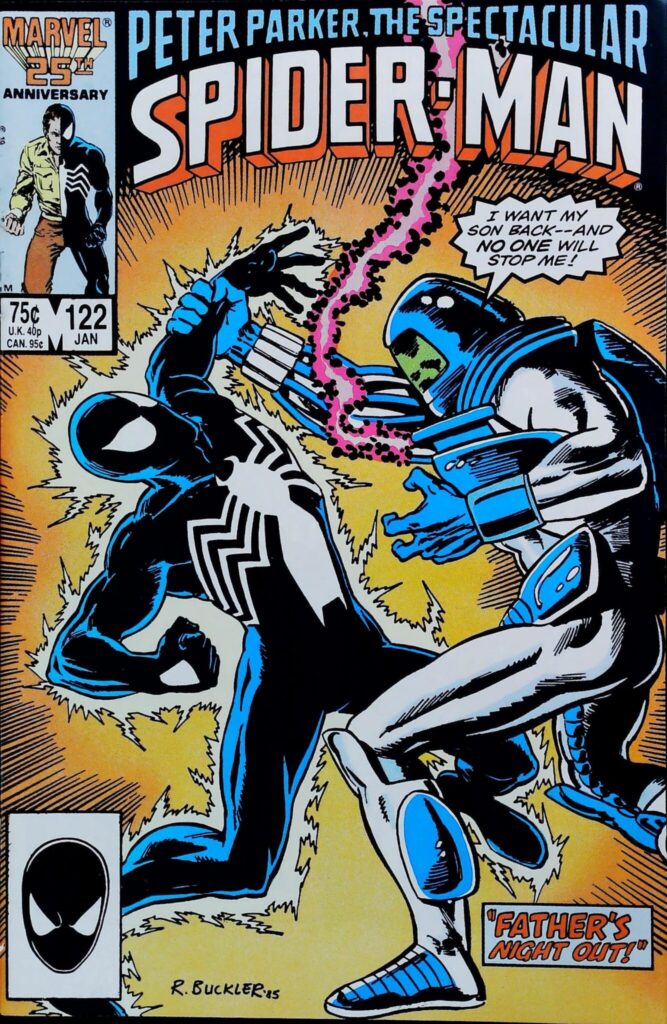 Spectacular Spider-Man #122, vue de l'exemplaire