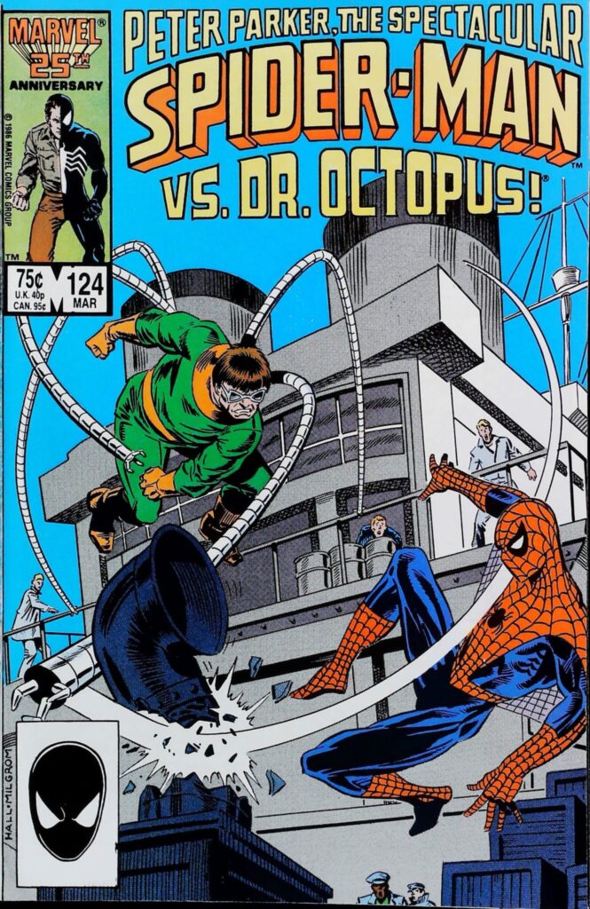 Spectacular Spider-Man #124, vue de l'exemplaire