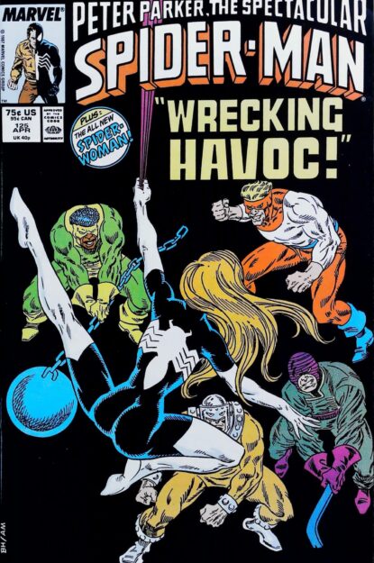 Couverture de SPECTACULAR SPIDER-MAN (1976) #125 - par Al Milgrom - lecubeacomics.com