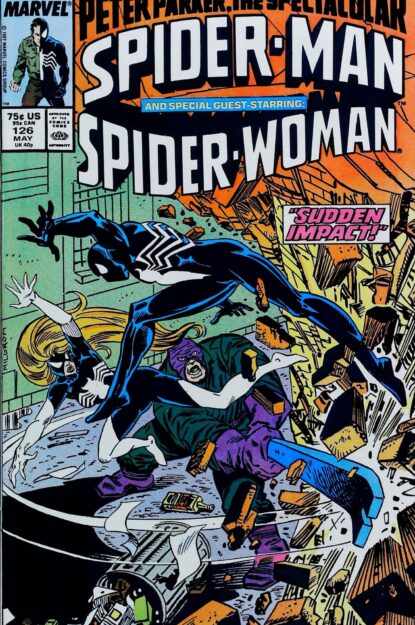 Couverture de SPECTACULAR SPIDER-MAN (1976) #126 - par Al Milgrom - lecubeacomics.com