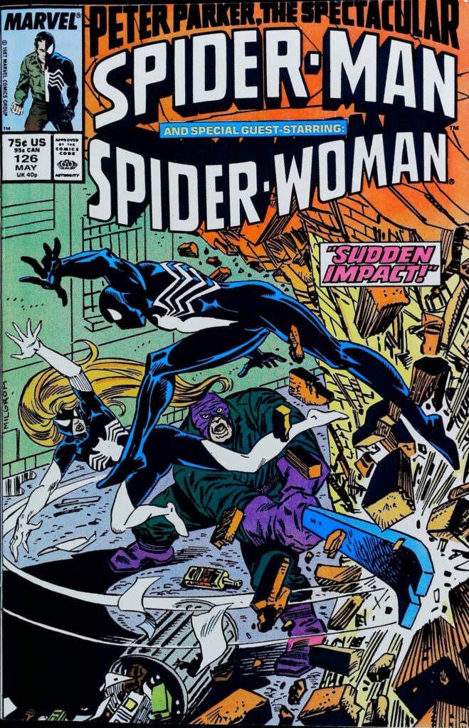 Spectacular Spider-Man #126, vue de l'exemplaire